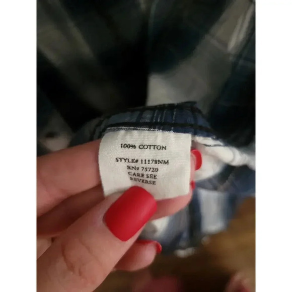 BKE Buckle Shirt Mens Button Up Western Plaid Long Sleeve SZ 2xl 100% COTTON - Picture 9 of 10